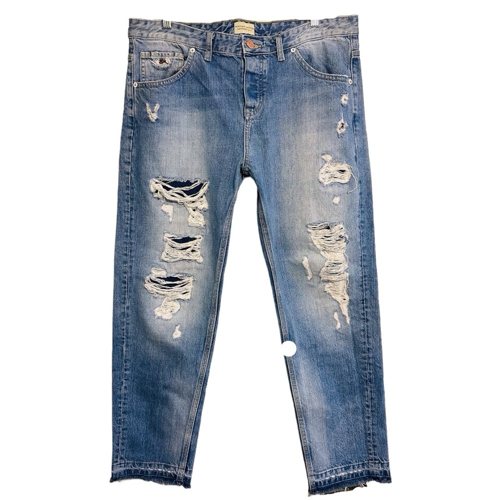 EUC Scotch & Soda Maison Scotch Amsterdamn Blauw Boyfriend Jeans